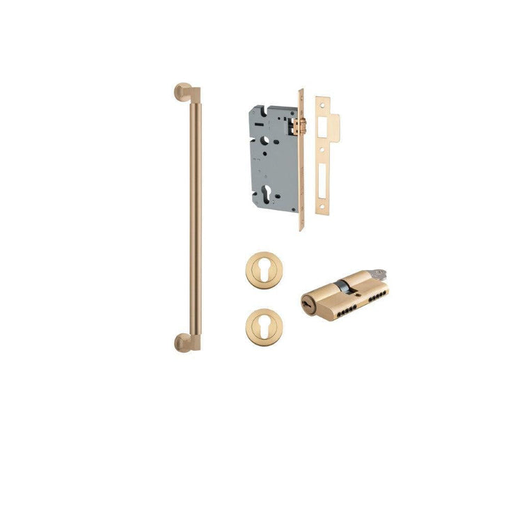 Berlin Door Pull Handle Kits - Brushed Brass
