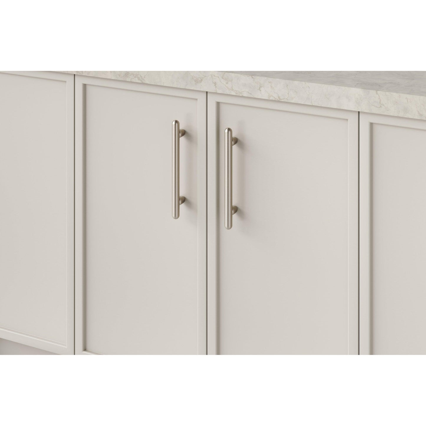 Iver Cabinet Pull Puerto Satin Nickel CTC160mm