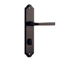 Iver Door Handle Annecy Shouldered Privacy Pair Signature Brass