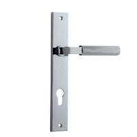 Iver Door Handle Brunswick Rectangular Euro Polished Chrome