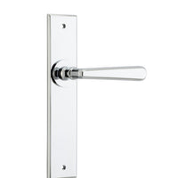 Iver Door Handle Copenhagen Chamfered Latch Pair Polished Chrome