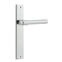 Iver Door Handle Helsinki Rectangular Latch Pair Polished Chrome