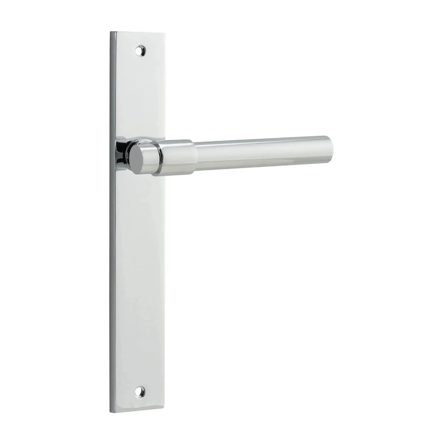 Iver Door Handle Helsinki Rectangular Latch Pair Polished Chrome