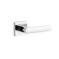 Iver Door Handle Osaka Square Rose Pair Polished Chrome