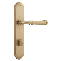 Iver Door Handle Verona Shouldered Privacy Pair Brushed Brass