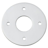 Iver Door Handles & Knobs Adaptor Plate Pair Round Rose Brushed Chrome