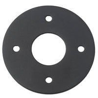 Iver Door Handles & Knobs Adaptor Plate Pair Round Rose Matt Black