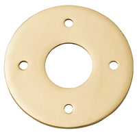 Iver Door Handles & Knobs Adaptor Plate Pair Round Rose Polished Brass