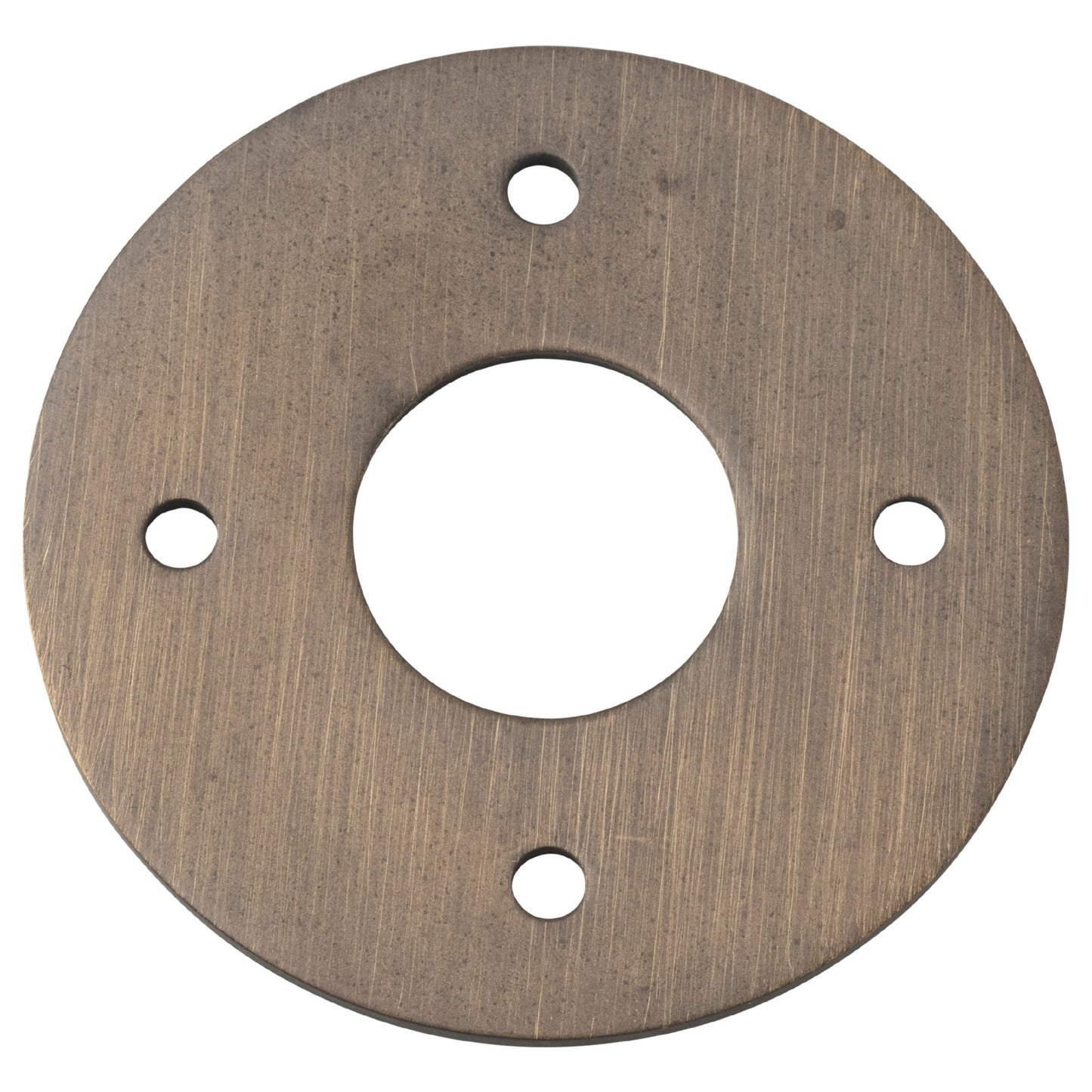 Iver Door Handles & Knobs Adaptor Plate Pair Round Rose Signature Brass