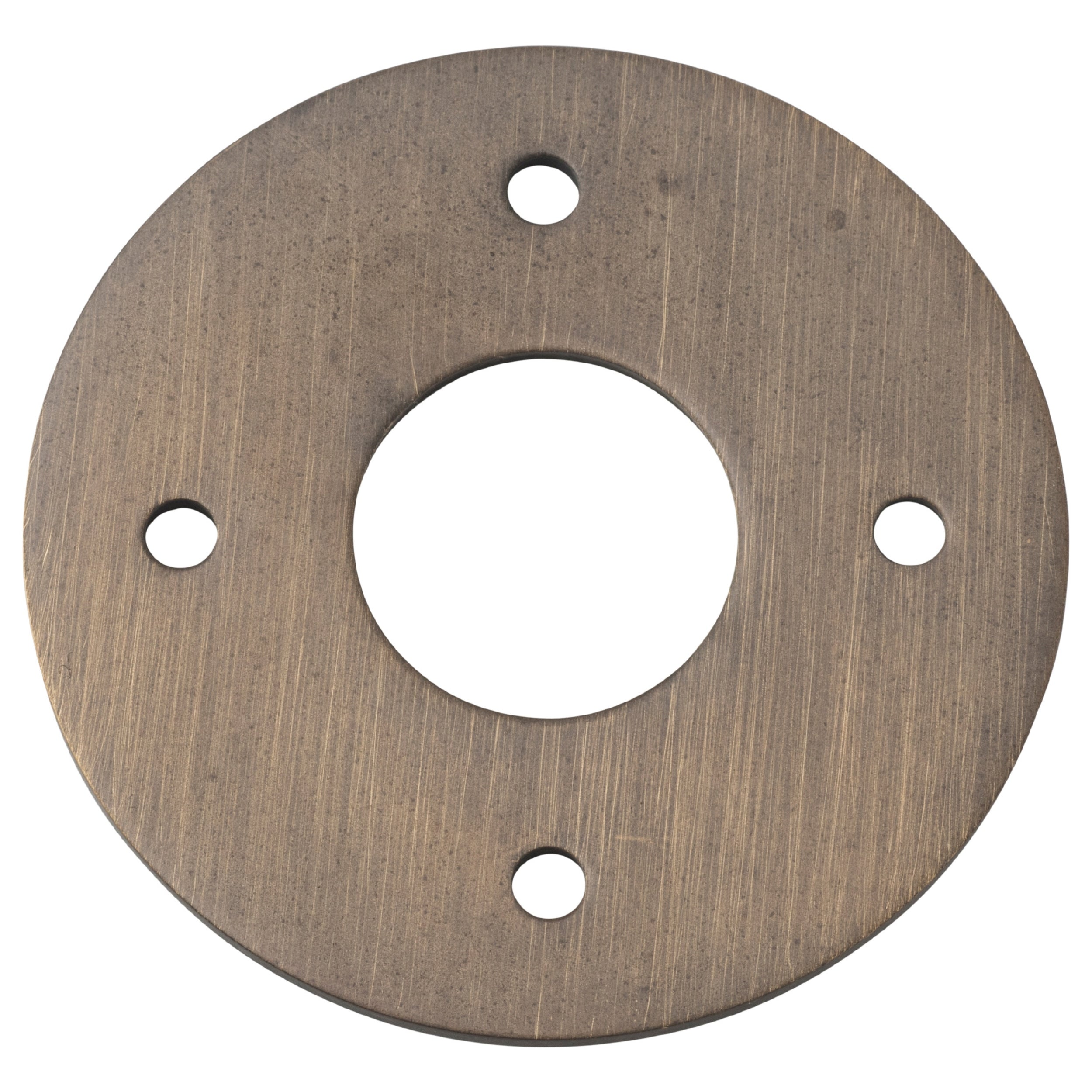 Iver Door Handles & Knobs Adaptor Plate Pair Round Rose Signature Brass