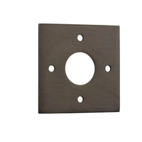 Iver Door Handles & Knobs Adaptor Plate Pair Square Rose Signature Brass