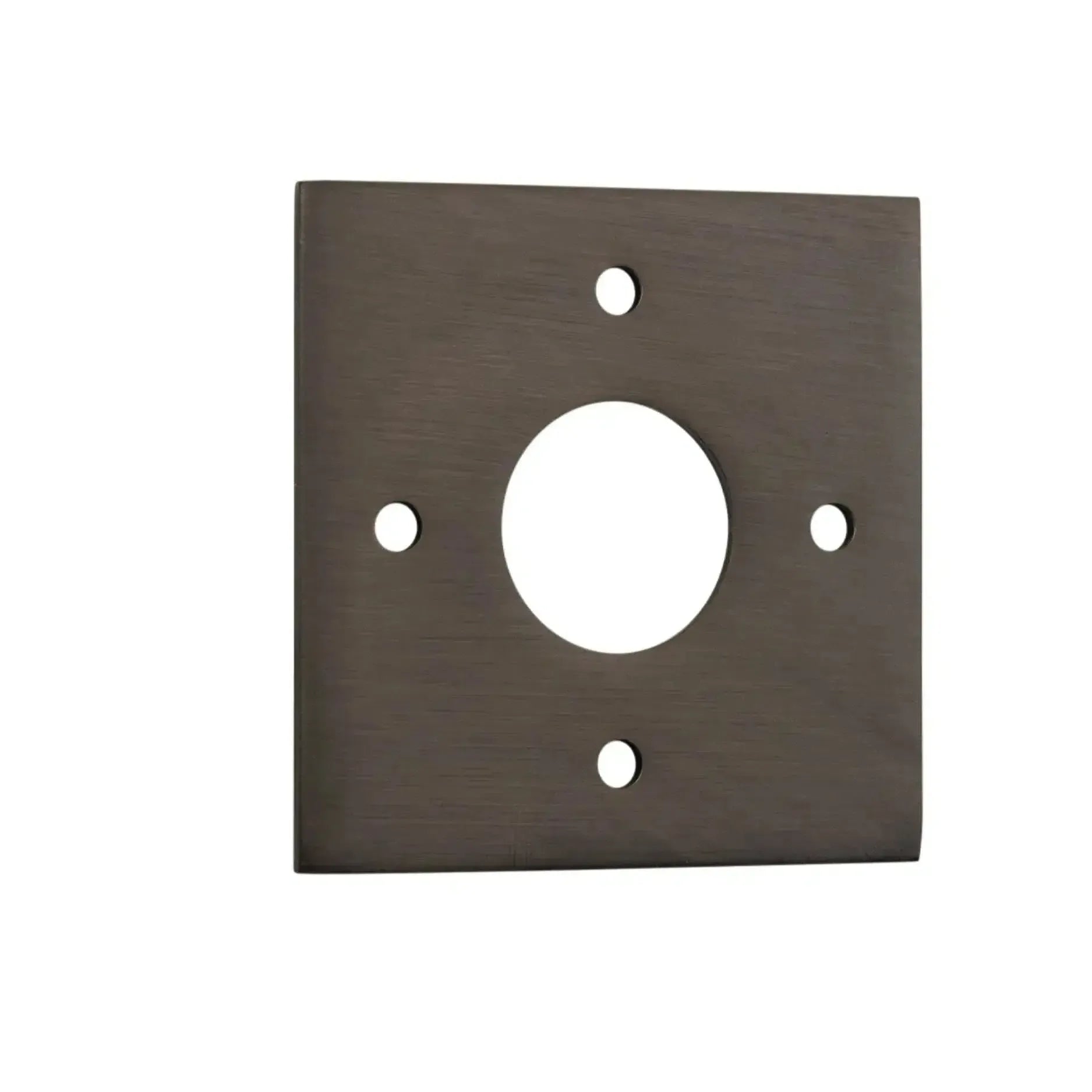 Iver Door Handles & Knobs Adaptor Plate Pair Square Rose Signature Brass