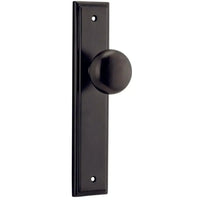 Iver Door Knob Cambridge Stepped Latch Pair Signature Brass