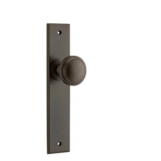Iver Door Knob Paddington Chamfered Latch Pair Signature Brass