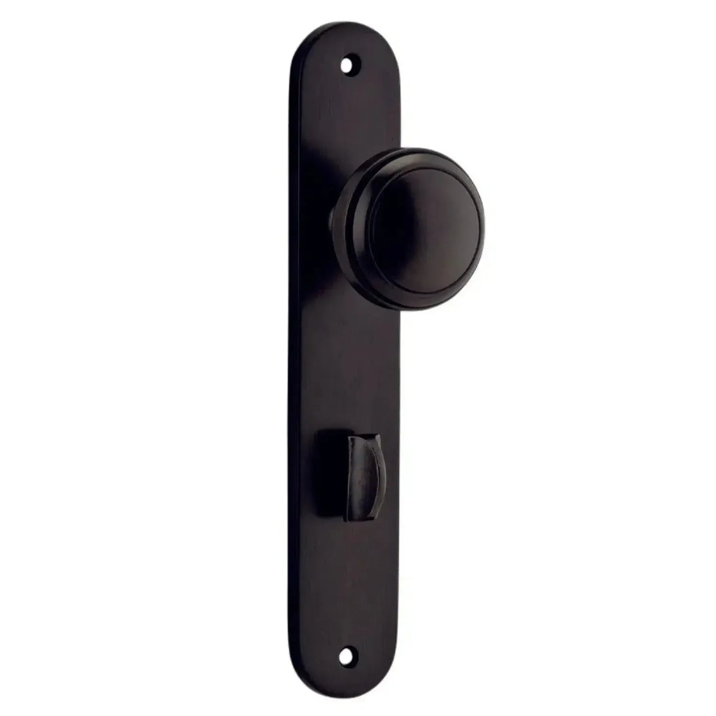 Iver Door Knob Paddington Oval Privacy Pair Signature Brass