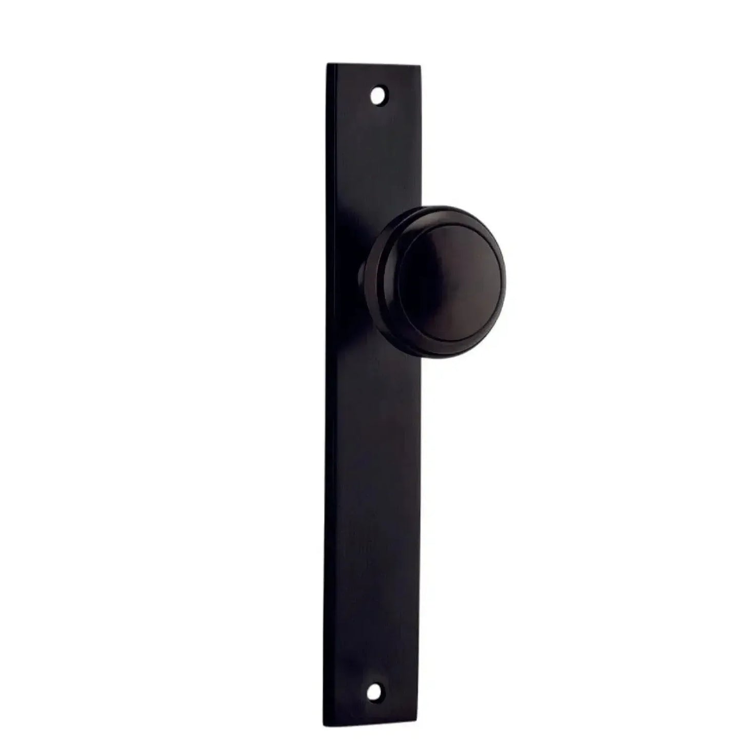 Iver Door Knob Paddington Rectangular Latch Pair Signature Brass