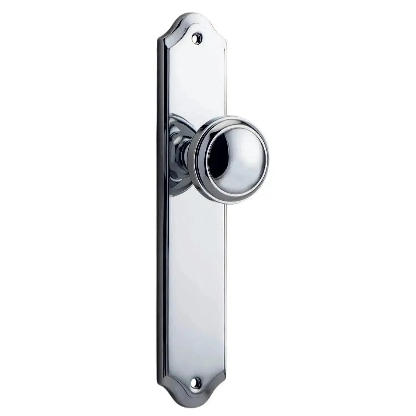 Iver Door Knob Paddington Shouldered Latch Pair Polished Chrome