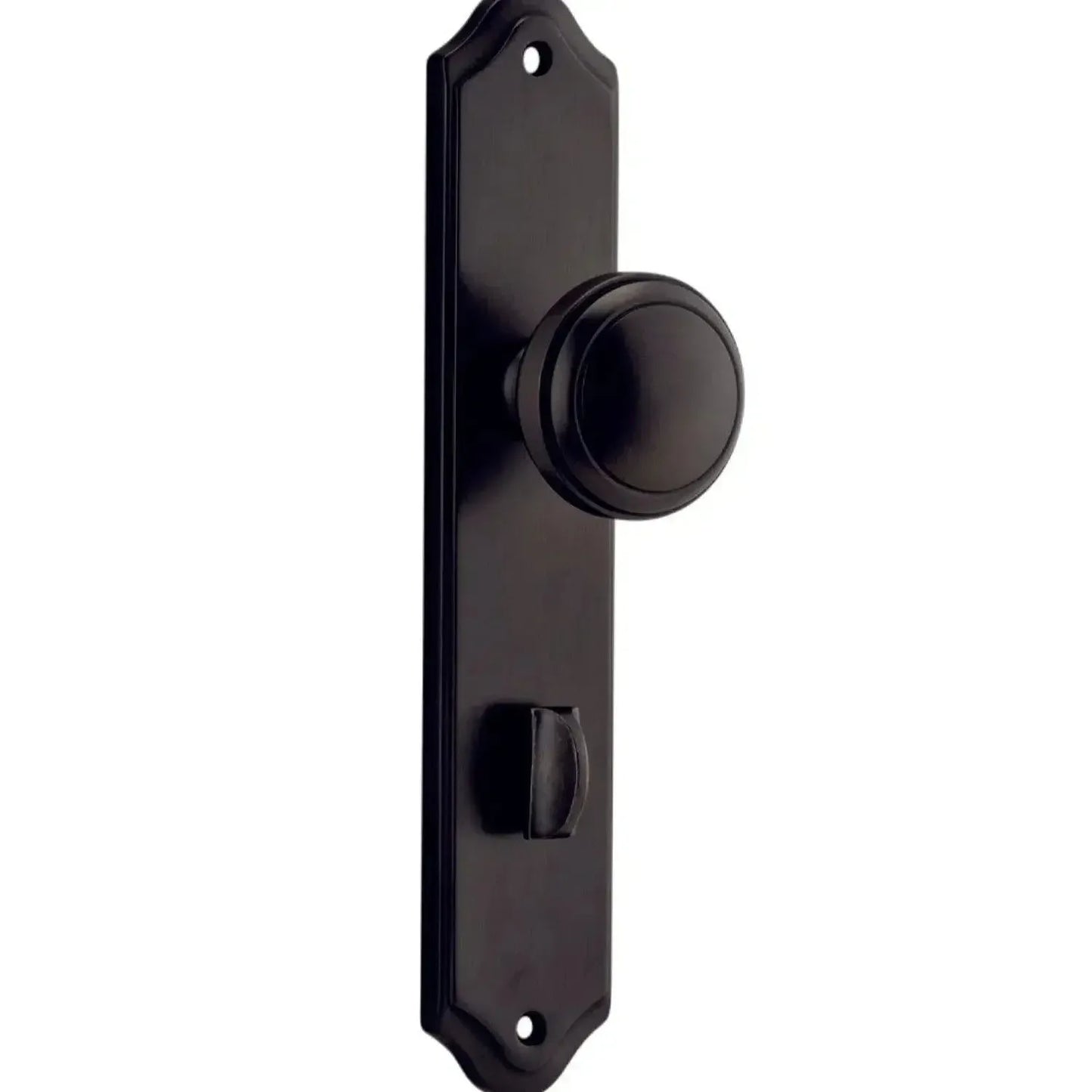 Iver Door Knob Paddington Shouldered Privacy Pair Signature Brass