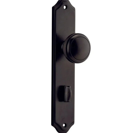 Iver Door Knob Paddington Shouldered Privacy Pair Signature Brass