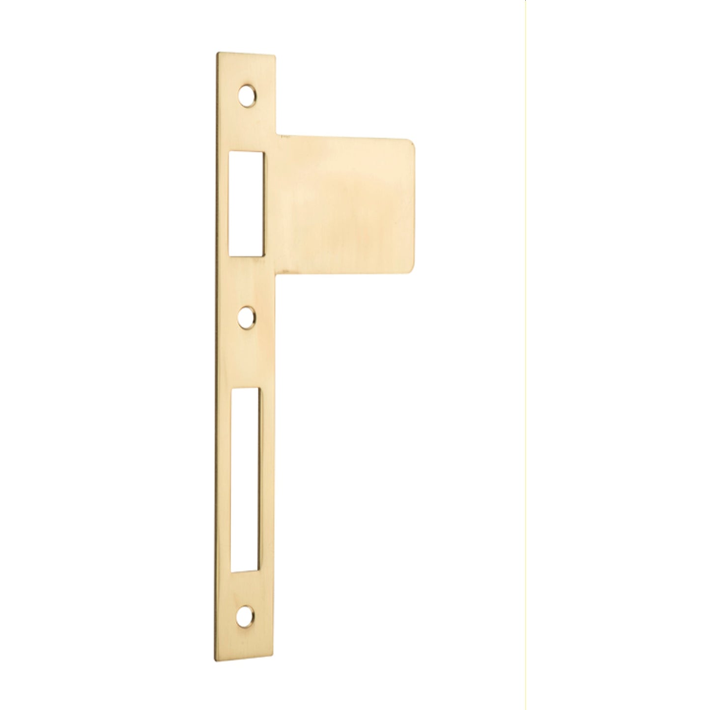 Iver Extended Striker Polished Brass W85mm