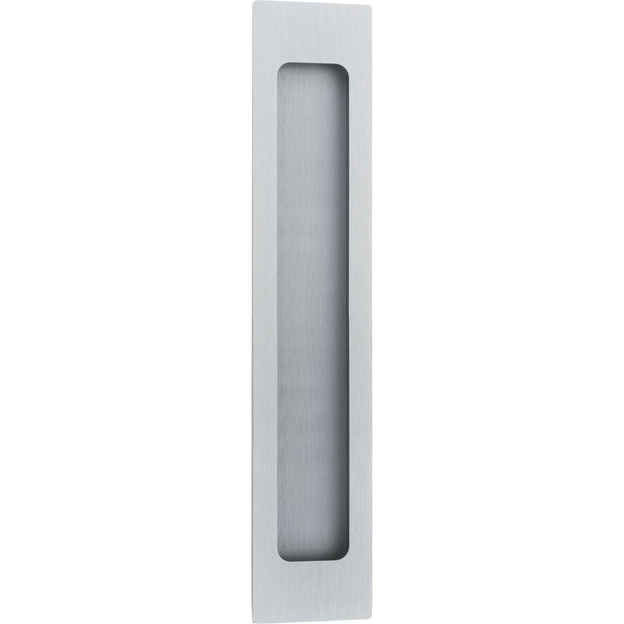 Iver Flush Pull Rectangular Brushed Chrome H225xW45xP2.5mm