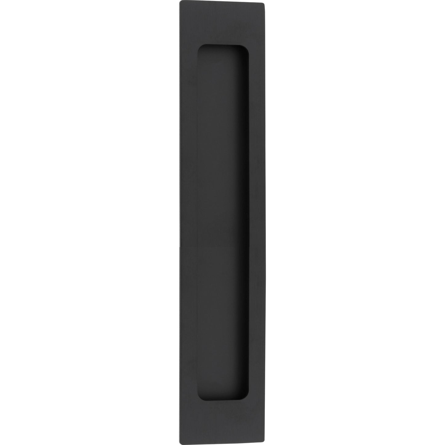 Iver Flush Pull Rectangular Matt Black H225xW45xP2.5mm