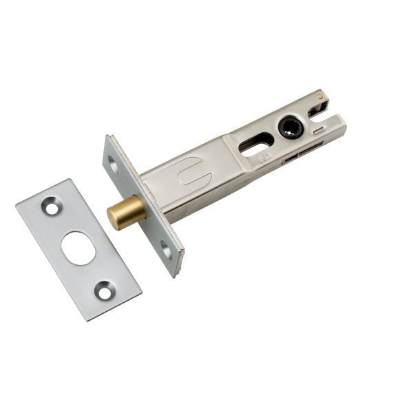 Iver Privacy Bolt Round Bolt Brushed Chrome Backset 70mm