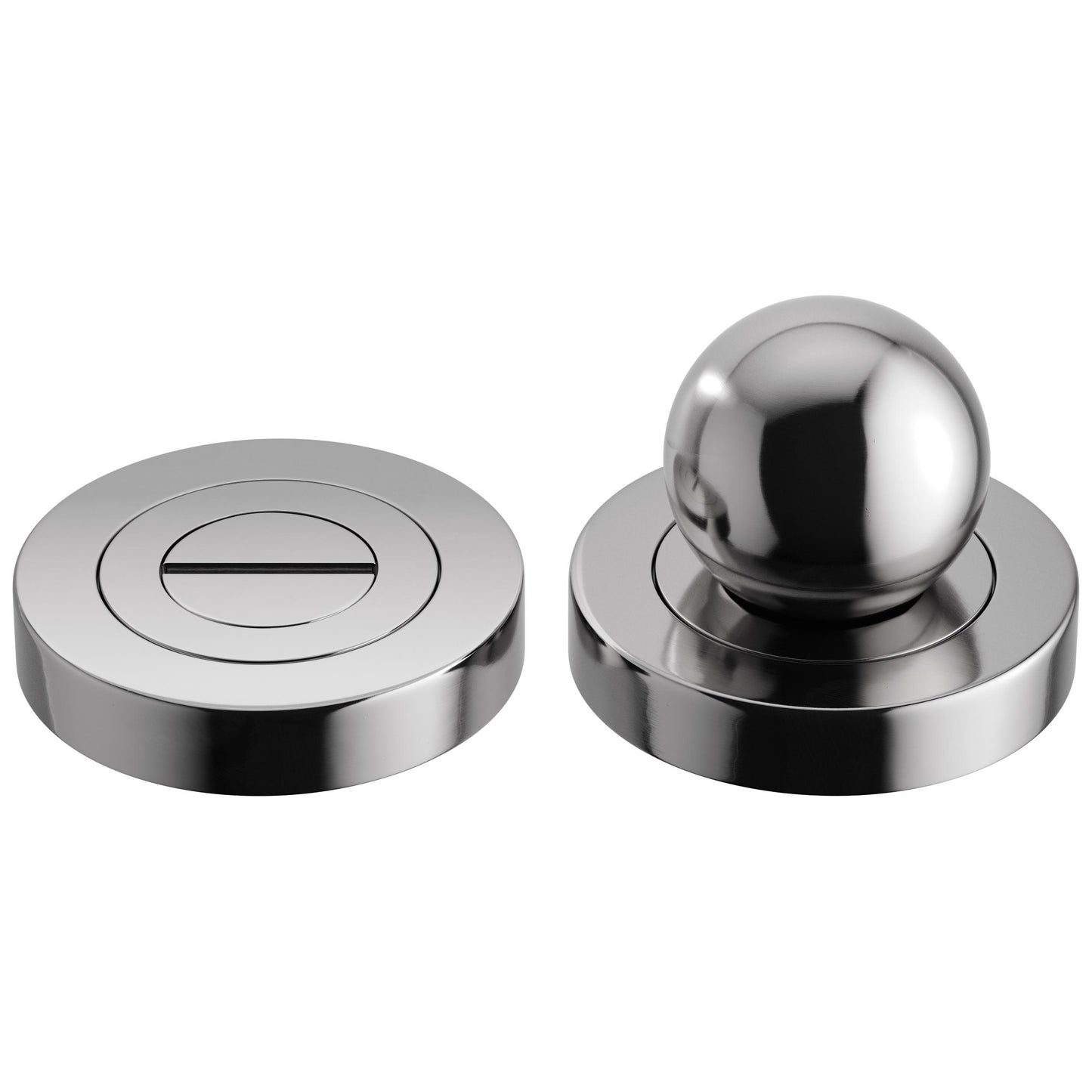 Iver Privacy Turn Puerto Rose Round Concealed Fix Polished Chrome