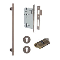 Iver Pull Handle Helsinki Key/Key Signature Brass CTC450mm Entrance Kit