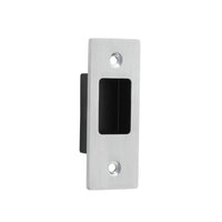 Iver Sliding Door Edge Pull Rectangular Brushed Chrome H76xW28mm