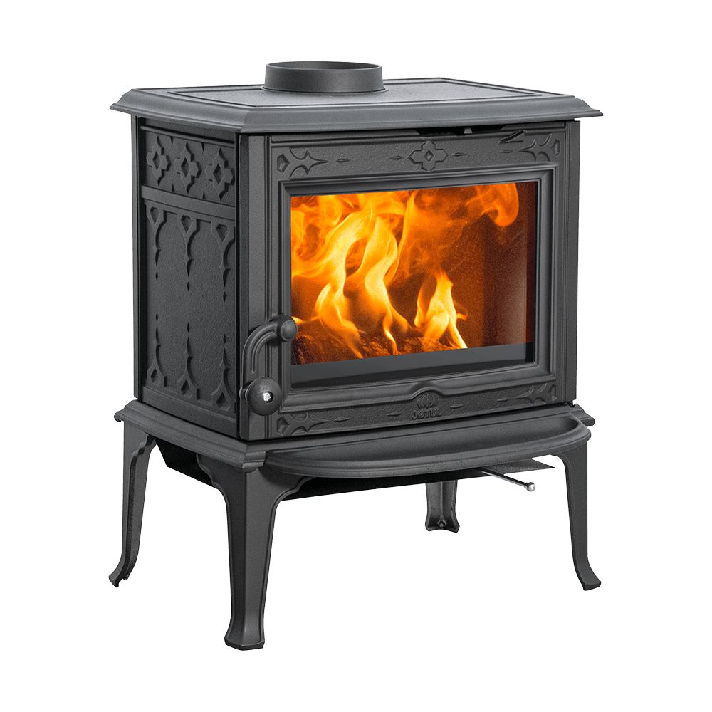 Jotul F100 Eco Black Wood Fireplace
