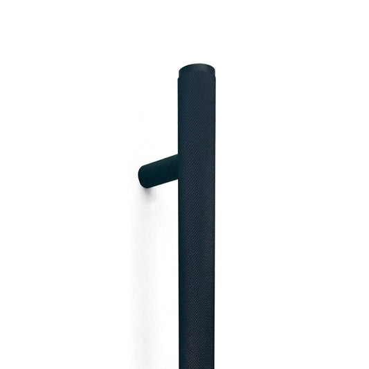 Momo Bellevue Knurled Door Pull Handle Matt Black