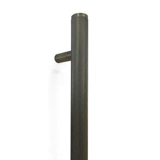 Momo Bellevue Lined Entry Door Pull Handle Dark Brushed Brass