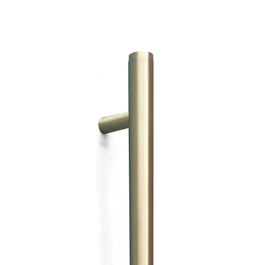 Momo Bellevue Plain Door Pull Handle Brushed Satin Brass