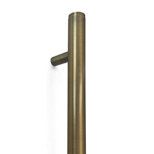 Momo Bellevue Plain Entry Door Pull Handle Dark Brushed Brass