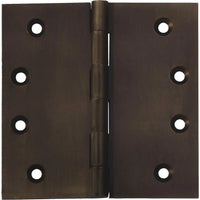 SDG Hinge Fixed Pin Antique Brass W100mm