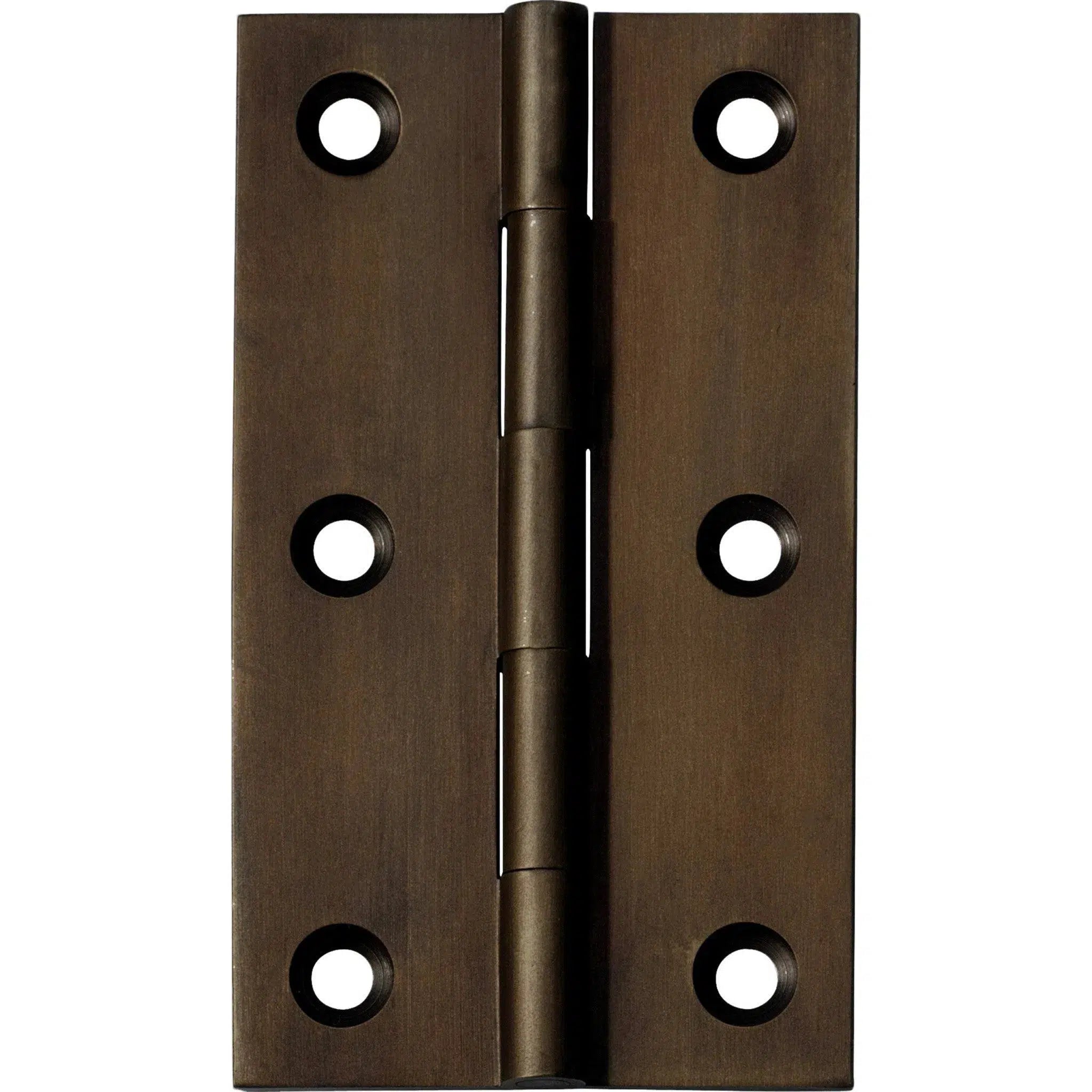 SDG Hinge Fixed Pin Antique Brass W50mm