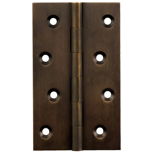 SDG Hinge Fixed Pin Antique Brass W60mm