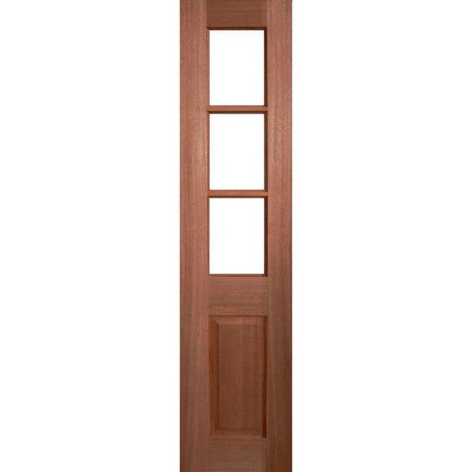 Solid Exterior 3 Glass Panel French Door Sidelight