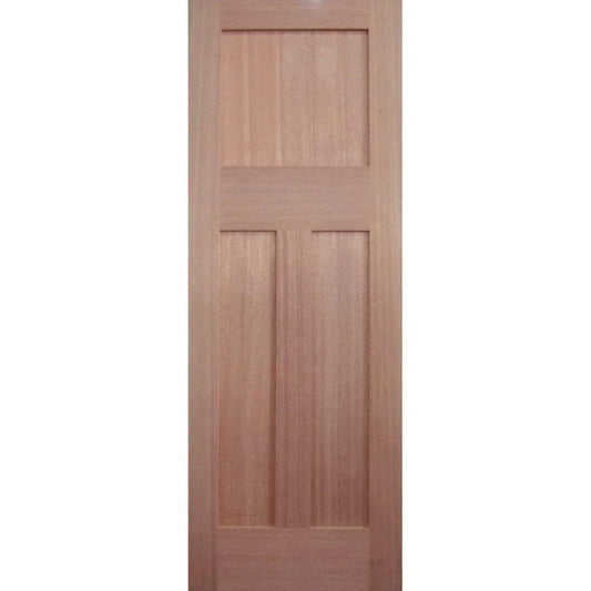Solid Exterior 3 Panel Bungalow Door
