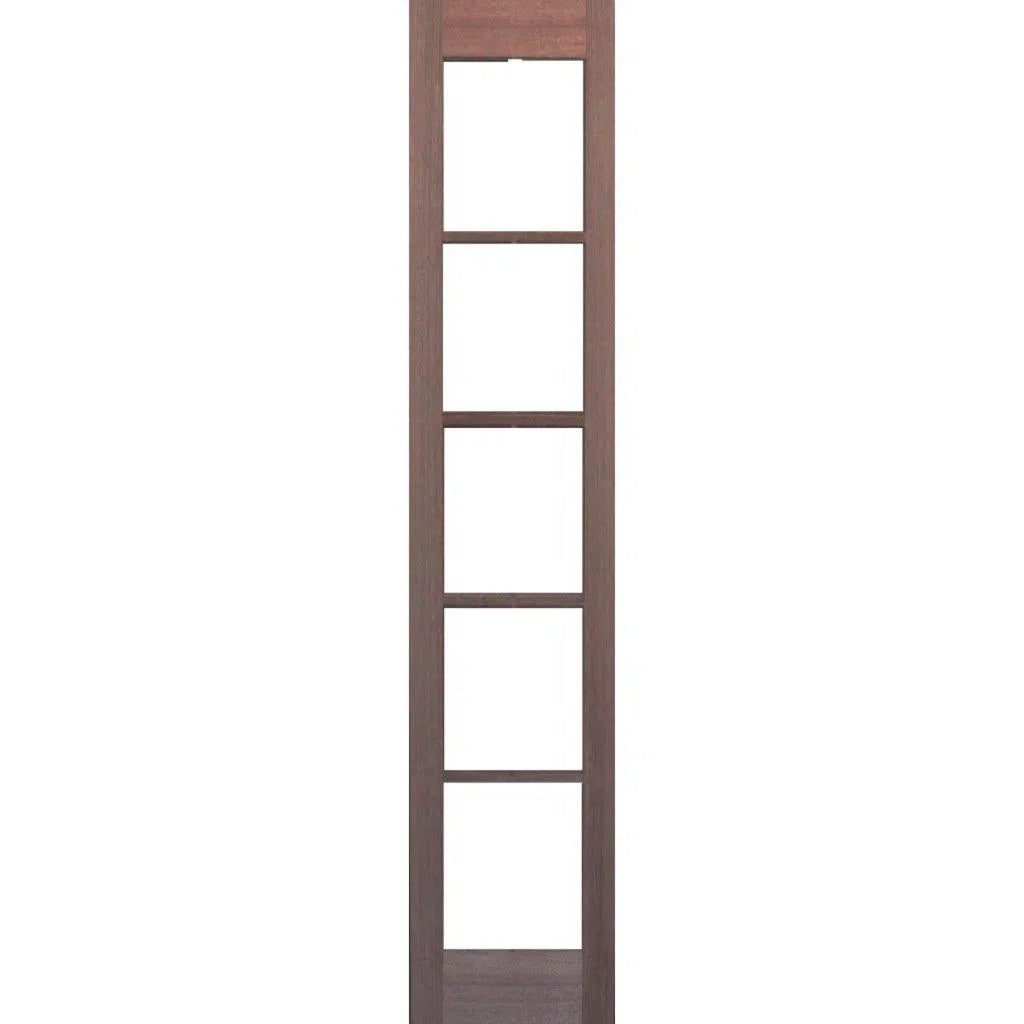Solid Exterior 5 Glass Panel French Door Sidelight