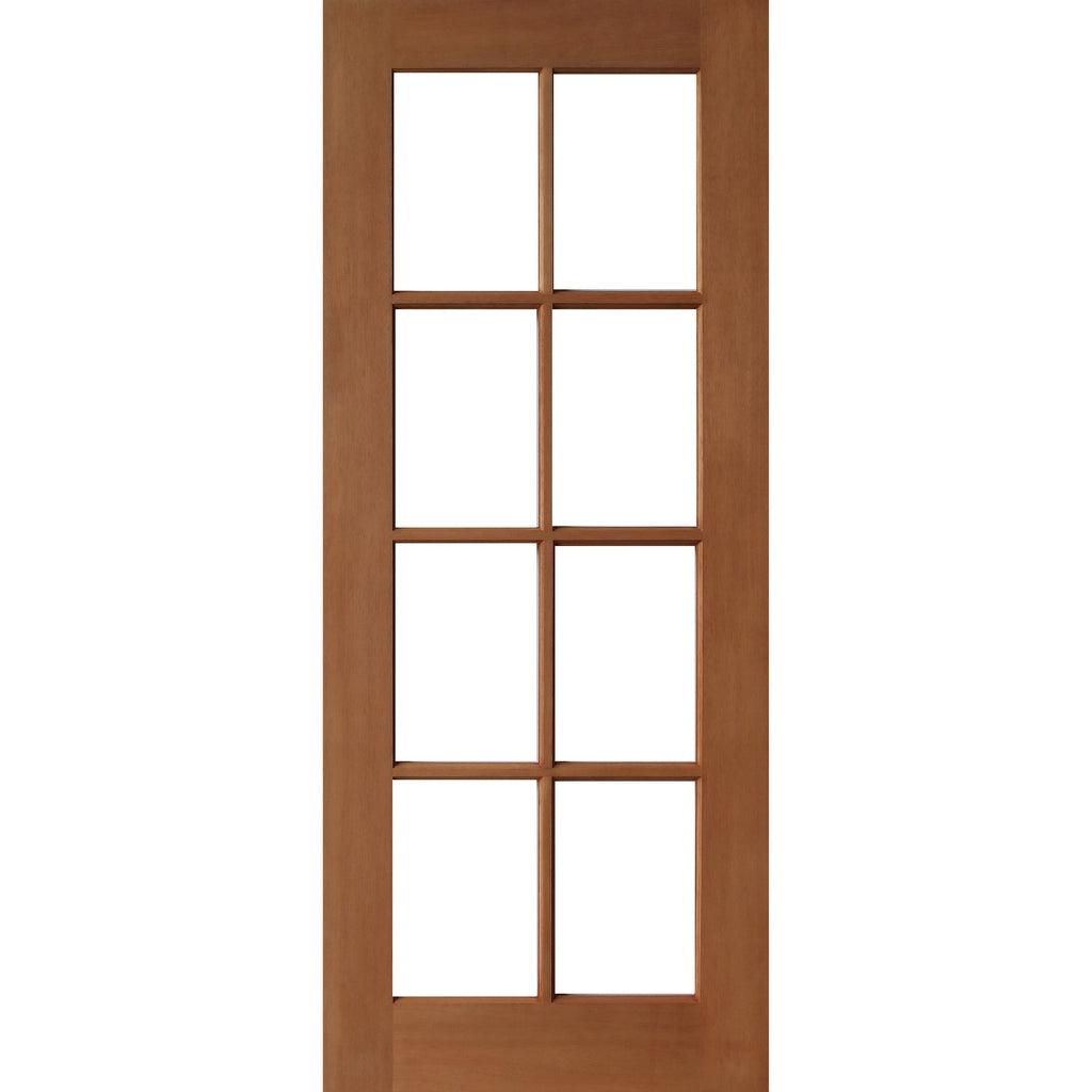Solid Exterior 8 Glass Panel French Door