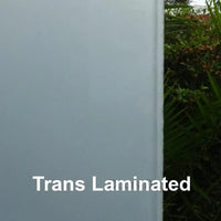 Solid Exterior Horizontal 4 Glass Panel Door