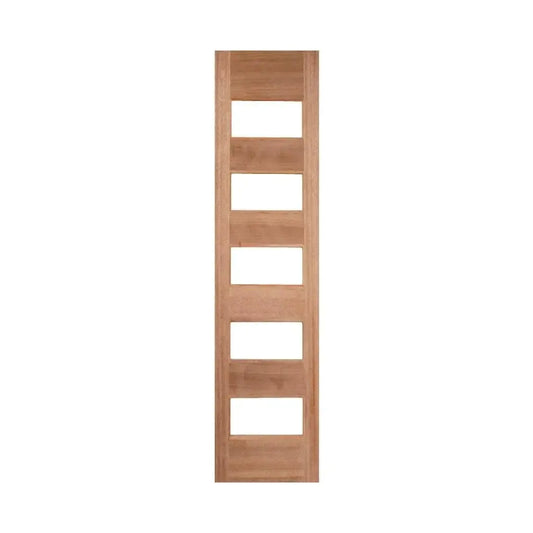 Solid Exterior Horizontal 5 Glass Panel Sidelight