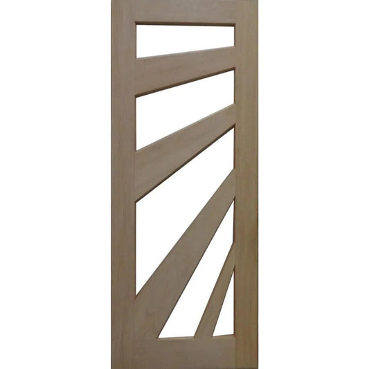 Solid Exterior Sunlight 5 Glass Panel Door