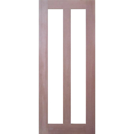 Solid Interior 2 Glass Panel Door