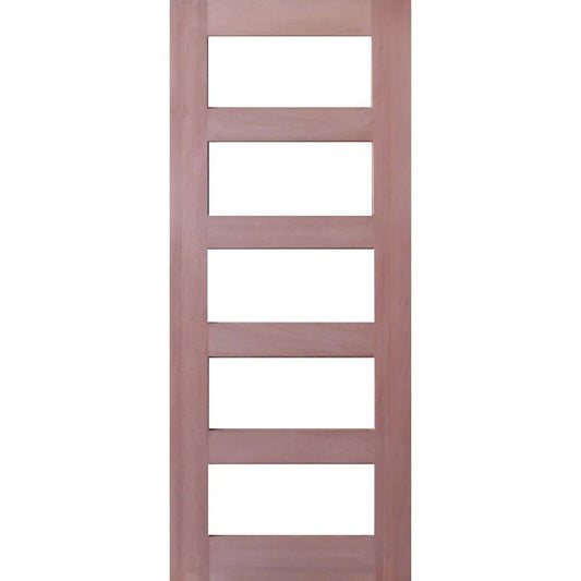 Solid Interior 5 Glass Panel Door