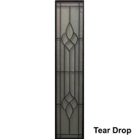 Solid Interior Classic Glass 4 Panel Door