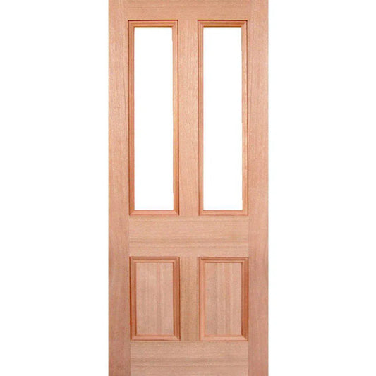 Solid Interior Classic Glass Victorian 4 Panel Door
