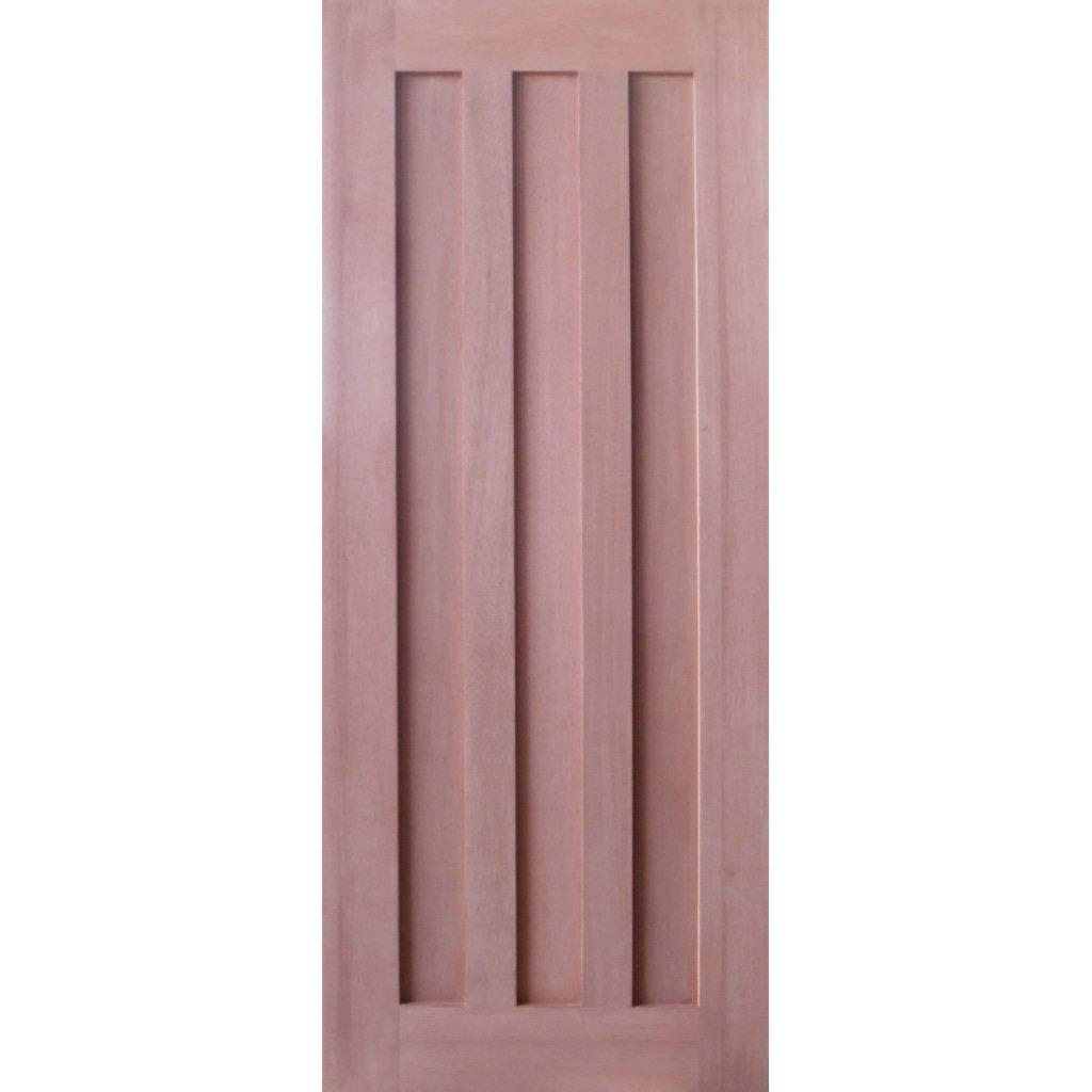 Solid Interior Flat 3 Vertical Panel Door